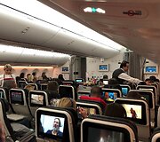 Maisto patiekimas Turkish airlines lėktuve
