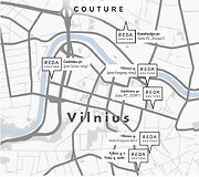 &bdquo;Reda Couture&ldquo; kolekcijos pristatymo vietos