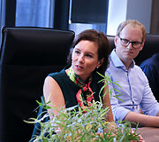 &Scaron;vietimo, mokslo ir sporto ministerijos viceministrė Agnė Kudarauskienė ir Mokymosi visą gyvenimą departamento direktorius Julius Jakučinskas