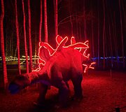 &Scaron;vytintis dinozaurų parkas pakvietė į neregėtą žiemos nuotykį pajūryje