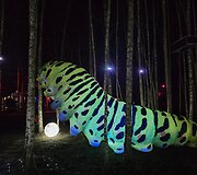 &Scaron;vytintis dinozaurų parkas pakvietė į neregėtą žiemos nuotykį pajūryje