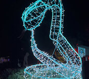 &Scaron;vytintis dinozaurų parkas pakvietė į neregėtą žiemos nuotykį pajūryje
