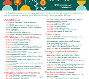 Renginio programa
