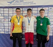 Lietuvos sportininkas Michail &Scaron;i&scaron;ko tapo Europos jaunių plaukimo su pelekais vicečempionu
