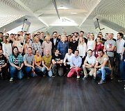 Akimirka i&scaron; &bdquo;Sourcery for Kids&ldquo; akademijos pirmųjų mokslo metų uždarymo renginio