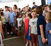 Akimirka i&scaron; &bdquo;Sourcery for Kids&ldquo; akademijos pirmųjų mokslo metų uždarymo renginio
