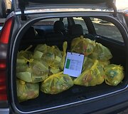 Vilnietis Ugnius Liogė savanoriauja &bdquo;Maisto banke&ldquo;
