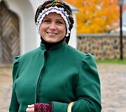Lietuvos liaudies buities muziejaus ekskursijų vadovė-edukatorė&nbsp;Agnė Augustaitienė&nbsp;