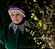 Lietuvos liaudies buities muziejaus ekskursijų vadovė-edukatorė&nbsp;Agnė Augustaitienė&nbsp;