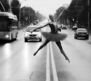 Eglės &Scaron;čerbinskaitės fotografija. &bdquo;Balerina mieste&ldquo;