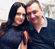 Audronė Avdo&scaron;ina su vyru 