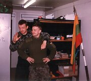 Darius Vaicikauskas (kairėje) Normundas Valteris (desinėje). Bosnija