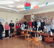 Kauno arkivyskupas Kęstutis Kėvalas lankėsi dienos centre &bdquo;Ateik&ldquo;