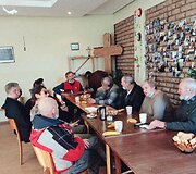 Kauno arkivyskupas Kęstutis Kėvalas lankėsi dienos centre &bdquo;Ateik&ldquo;