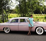Mantė ir &bdquo;Chrysler Windsor&ldquo;, 1956 m. Automobilio savininkas &ndash; Saulius Vaisiūnas