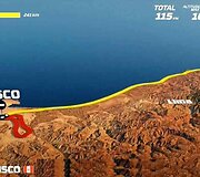 Sausio 6 d. (&scaron;e&scaron;tadienis). Lima-Piskas. Bendra dienos rida: 272 km (greičio ruožai: 31 km)