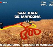 Sausio 9 d. (antradienis). San Chuan de Markona&ndash;San Chuan de Markona. Bendra dienos rida: 444 km (greičio ruožai: 330 km)
