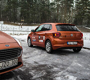 &bdquo;Volkswagen Polo&ldquo; prie&scaron; &bdquo;Ford Fiesta&ldquo;