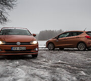&bdquo;Volkswagen Polo&ldquo; prie&scaron; &bdquo;Ford Fiesta&ldquo;
