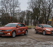 &bdquo;Volkswagen Polo&ldquo; prie&scaron; &bdquo;Ford Fiesta&ldquo;