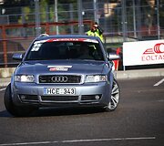 Automobilių slalomo serija startuoja Varėnoje