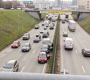 Dėl avarijos Geležinio Vilko gatvėje &ndash; spūstys