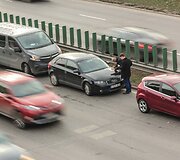 Dėl avarijos Geležinio Vilko gatvėje &ndash; spūstys