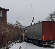 Avarija Drobė gatvėje