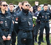 Viek&scaron;niuose &ndash; i&scaron;kilmingos tarnyboje žuvusio pareigūno S.Žymanto laidotuvės