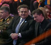 Koncerto &bdquo;Kartu iki pergalės&ldquo; akimirka