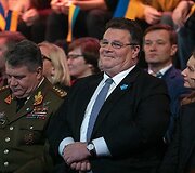 Koncerto &bdquo;Kartu iki pergalės&ldquo; akimirka