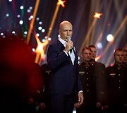 Koncerto &bdquo;Kartu iki pergalės&ldquo; akimirka