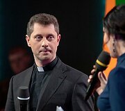 Koncerto &bdquo;Kartu iki pergalės&ldquo; akimirka