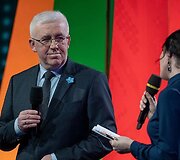 Koncerto &bdquo;Kartu iki pergalės&ldquo; akimirka