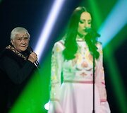 Koncerto &bdquo;Kartu iki pergalės&ldquo; akimirka