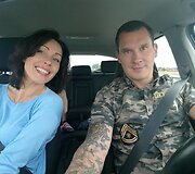 Jolanta Sakalauskienė ir Karolis Sakalauskas 