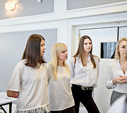 Prekės ženklo veidų atrankos akimirka 