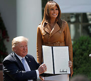 Donaldas ir Melania Trumpai