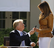 Donaldas ir Melania Trumpai