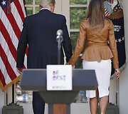 Donaldas ir Melania Trumpai