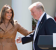 Melania ir Donaldas Trumpai