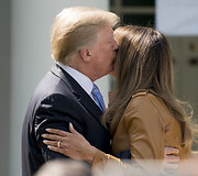 Donaldas ir Melania Trumpai 