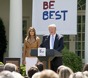 Donaldas ir Melania Trumpai 