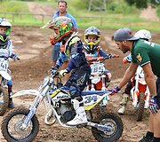 Vaikų motokroso stovyklos akimirkos