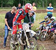 Vaikų motokroso stovyklos akimirkos