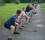 Vaikų motokroso stovyklos akimirkos