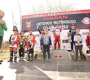 Jaunųjų sportininkų motokroso varžybų akimirkos