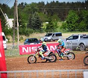 Jaunųjų sportininkų motokroso varžybų akimirkos