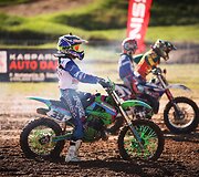Jaunųjų sportininkų motokroso varžybų akimirkos