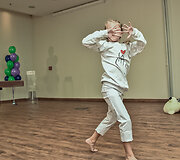 Vaikų talentų &scaron;ou akimirka